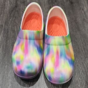 CROCS Multicolor Tie-Dye Clogs